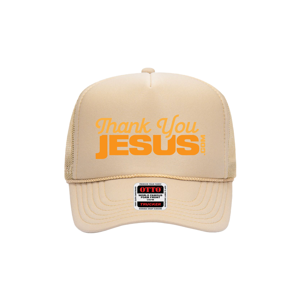 Thank You Jesus Foam Trucker Hat