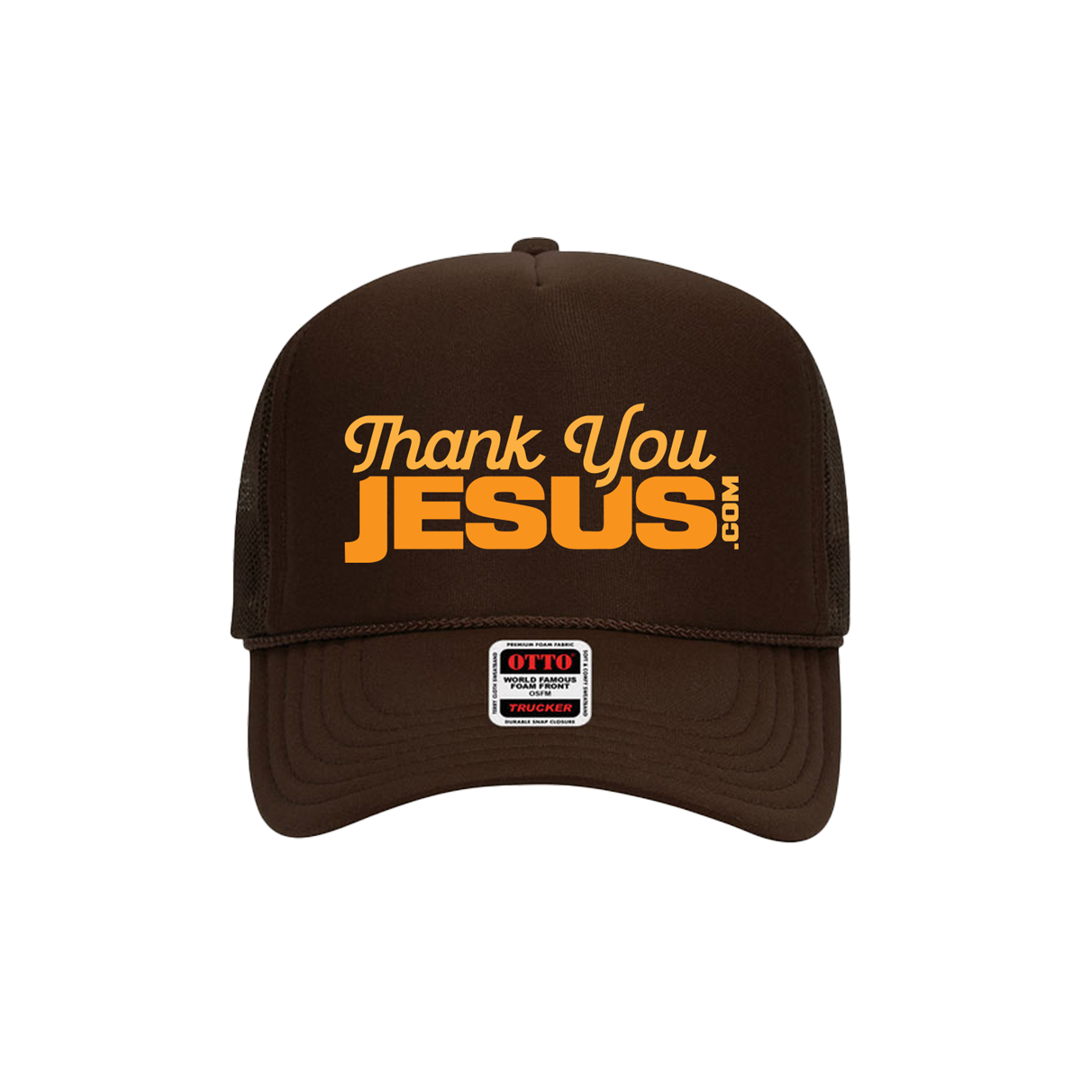 Thank You Jesus Foam Trucker Hat